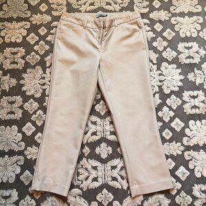 Dalia, Women's, Stretchy, Khaki, Cream, Tan, Off White, Sand, Capri,  Size 4